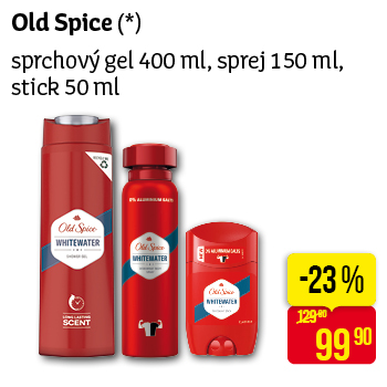 Old Spice - sprchový gel 400 ml, sprej 150 ml, stick 50 ml