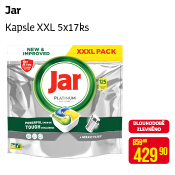 Jar - Kapsle XXL 5x17ks