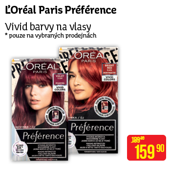 L'Oréal Paris Préférence - Vivid barvy na vlasy