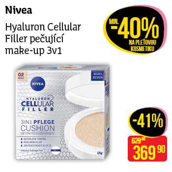 Nivea - Hyaluron Cellular Filler pečující make-up 3v1