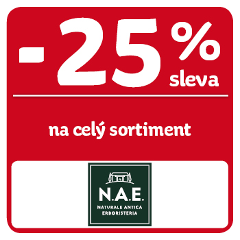 Využijte neklubové nabídky slevy 25% na celý sortiment značky N.A.E.!