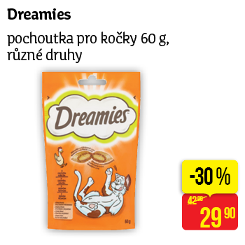 Dreamies - pochoutka pro kočky 60 g, různé druhy