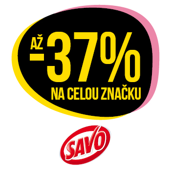 Využijte neklubové nabídky - sleva až 37 % na celou značku Savo!