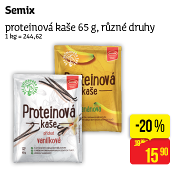 Semix - proteinová kaše 65 g, různé druhy