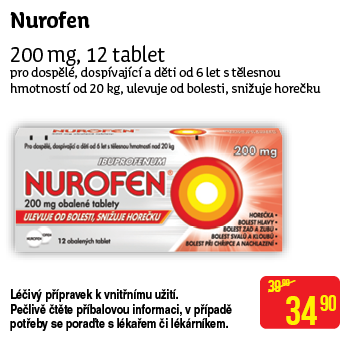 Nurofen - 200mg. 12 tablet 