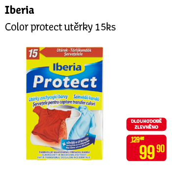 Iberia - Color protect utěrky 15ks