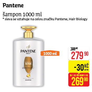 Pantene - šampon 1000 ml