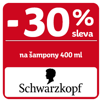 Využijte neklubové nabídky - sleva 30% na šampony Schauma 400 ml!