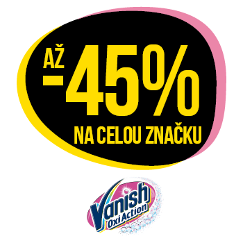 Využijte neklubové nabídky slevy až 45 % na celou značku Vanish!