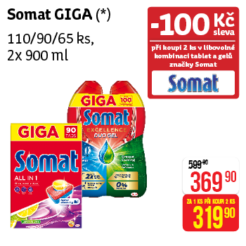 Somat GIGA - 110/90/65 ks, 2x900 ml