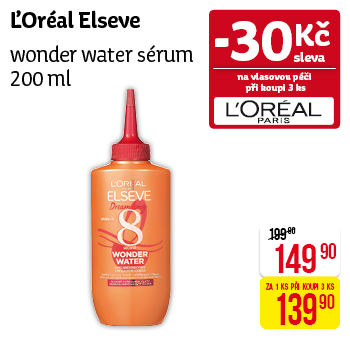 L'Oréal Elseve - Wonder Water sérum 200ml