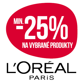 Využijte neklubové nabídky - sleva min. 25 % na vybrané produkty značky L'Oréal Paris!
