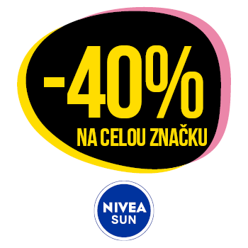 Využijte neklubové nabídky slevy 40 % na celou značku Nivea Sun!
