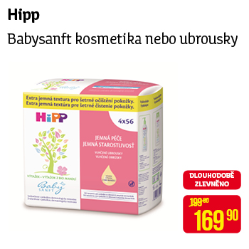 Hipp - Babysanft kosmetika nebo ubrousky