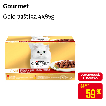Gourmet - Gold paštika 4x85g
