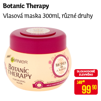 Botanic Therapy - Vlasová maska 300ml, různé druhy