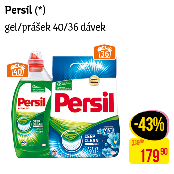 Persil - Gel/prášek/ 40/36 dávek
