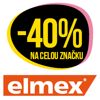 Využijte neklubové nabídky slevy 40 % na celou značku Elmex!
