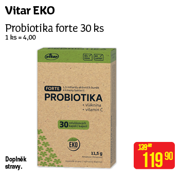 Vitar EKO - Probiotika forte 30 ks