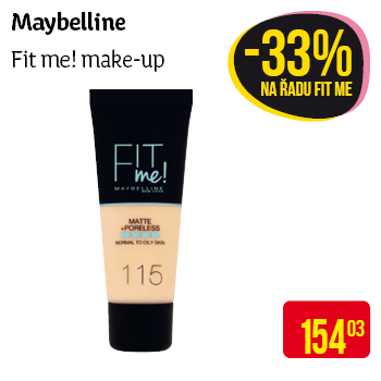 Maybelline New York - Fit me! make-up