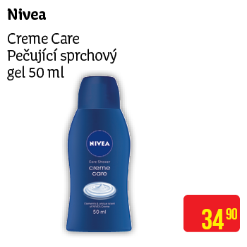 Nivea - Creme Care Pečující sprchový gel 50 ml
