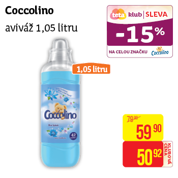 Coccolino - aviváž 1,05 litru