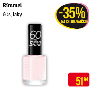 Rimmel - 60s, laky