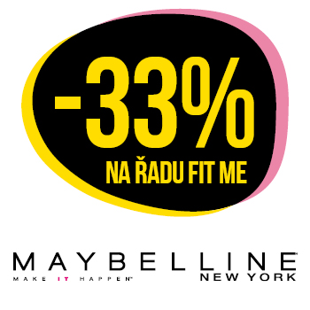 Využijte neklubové nabídky slevy 30 % na řadu FIT ME  značky  Maybelline!
