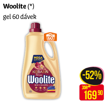 Woolite - gel 60 dávek