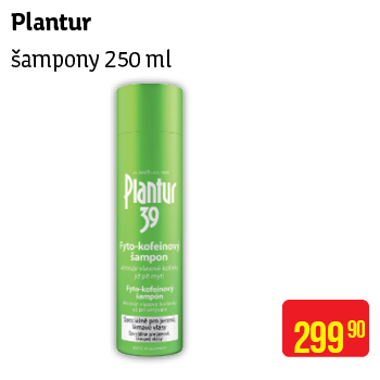 Plantur - šampony 250ml 