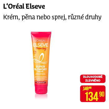 L'Oréal Elseve - Krém, pěna nebo sprej, různé druhy