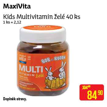 MaxiVita - Kids Multivitamin želé 40 ks
