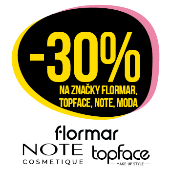 Využijte neklubové nabídky - sleva 30% na značky Flormar, Topface, Note, Moda!
