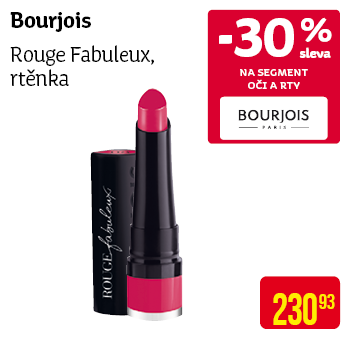 Bourjois - Rouge Fabuleux, rtěnka
