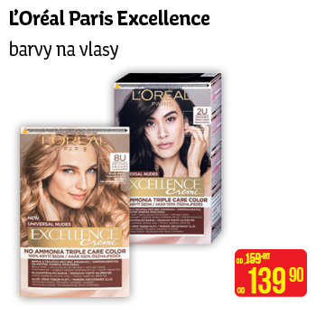 L'Oréal Paris Excellence - barvy na vlasy