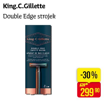 King.C.Gillette - Double Edge strojek