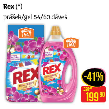 Rex - prášek/gel 54/60 dávek