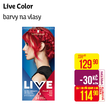 Live Color - Barvy na vlasy