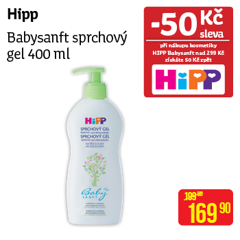 Hipp - sprchový gel 400ml Babysanft