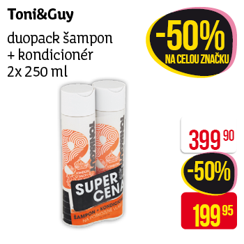 Toni&Guy - duopack šampon + kondicionér 2x 250 ml