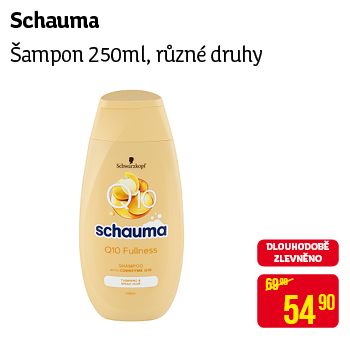 Schauma - Šampon 250ml, různé druhy
