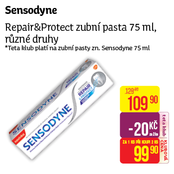 Sensodyne - Repair+Protect zubní pasta 75 ml, různé druhy