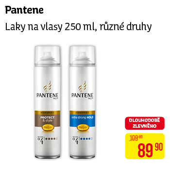 Pantene - Laky na vlasy 250ml, různé druhy
