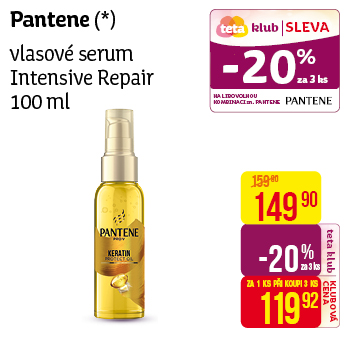 Pantene - vlasové sérum Intens Repair 100 ml