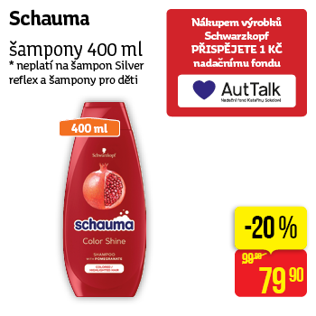 Schauma - šampony 400ml