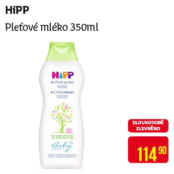 HiPP - Pleťové mléko 350ml