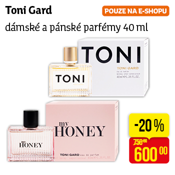 Toni Gard parfémy se slevou 20%