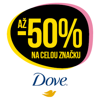 Využijte neklubové nabídky slevy až 50 % na celou  značku Dove!