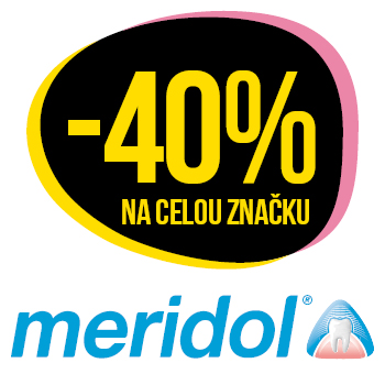 Využijte neklubové nabídky slevy 40 % na celou značku Meridol!