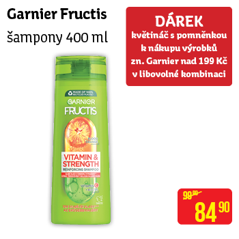 Garnier Fructis - šampony 400ml 